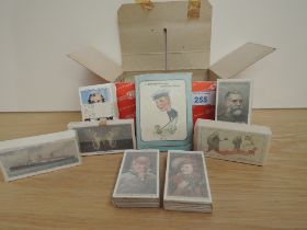 9 x FULL SETS OF CIGARETTE CARDS, CARRERAS, ABDULLA, WILLS, HIGNETT ETC Small box with thought to be