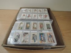 BOX WITH APX 1200 CIGARETTE CARDS, ODD TRADE VARIOUS MANUFACTURERS Box with in the region of 1200