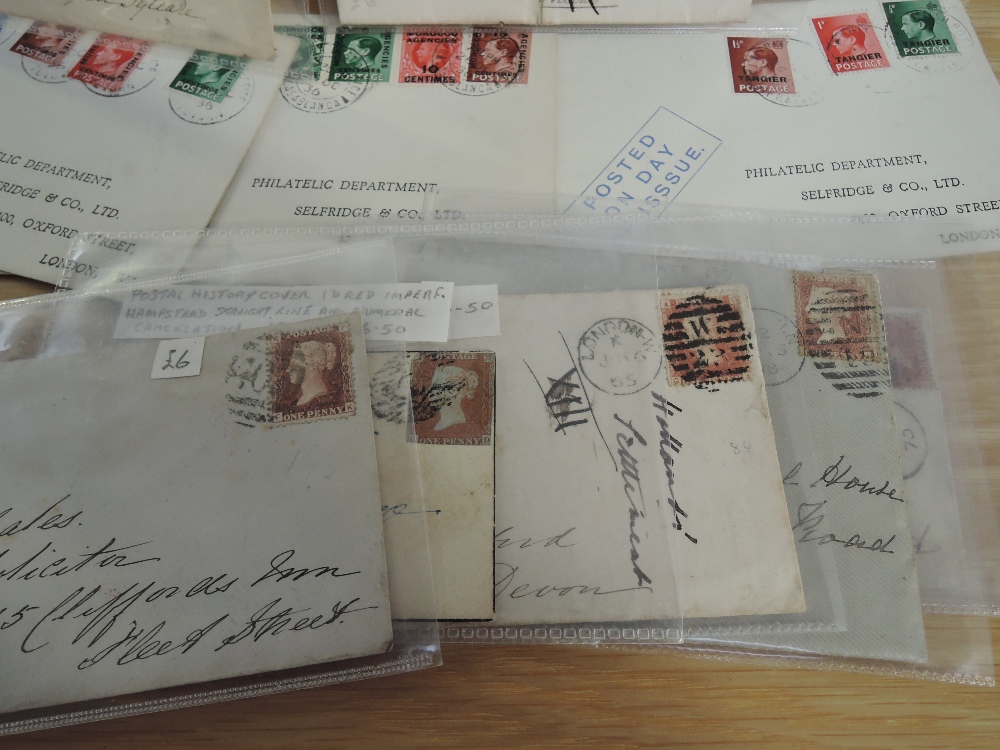 GB & SOME WORLD POSTAL HISTORY COLLECTION, QVIC-EARLY QEII Box with a good couple of hundred items - Image 2 of 6