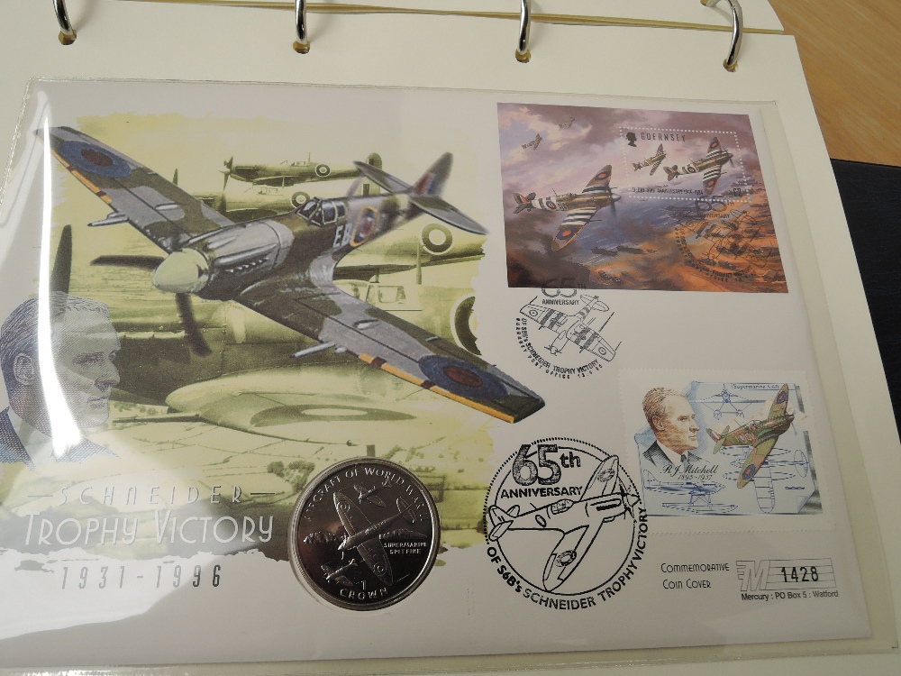 GB COLLECTION OF FIRST DAY NUMISMATIC COVERS MOST 1990's ERA Album with just over a dozen numismatic - Image 5 of 7