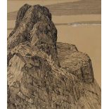 *Mountaineering Interest - Alfred Wainwright (1907-1991, British), pen and ink, 'Sgurr Dearg: An