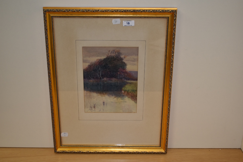 Attributed to Samuel John Lamorna Birch (1869-1955, British), watercolour, - Image 2 of 4