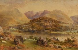 *Lake District Interest - William Henry Nutter (c.1818-1872), watercolour, 'ullswater', signed and