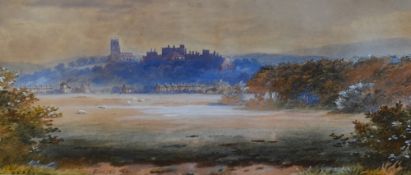 *Local Interest - Robert Rampling (1836-1909, British), watercolour, 'Lancaster From Salt Ayr',