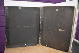 Three 19th Century leather bound maps, Wetheral and Warwick