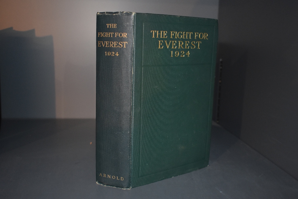 Mountaineering. Norton, E. F. - The Fight for Everest: 1924. London: Edward Arnold & Co. 1925.