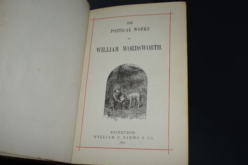 Antiquarian. The Poetical Works of William Wordsworth. Edinburgh: William P. Nimmo & Co. 1882. - Image 3 of 3