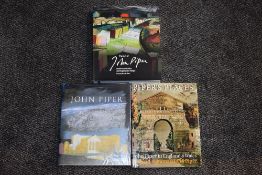 Art. John Piper. Three titles: The Art of John Piper (2016, 2nd impression); John Piper The