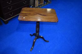 A Victorian mahogany pedestal table, approx dimensions W61 H71 D43cm