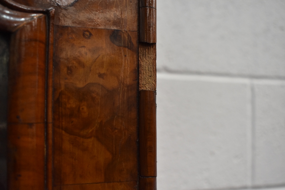 A fine Queen Anne walnut bureau , having double arch topped, Italian style mirrored panels to doors, - Image 19 of 19