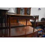 A vintage teak coffee table