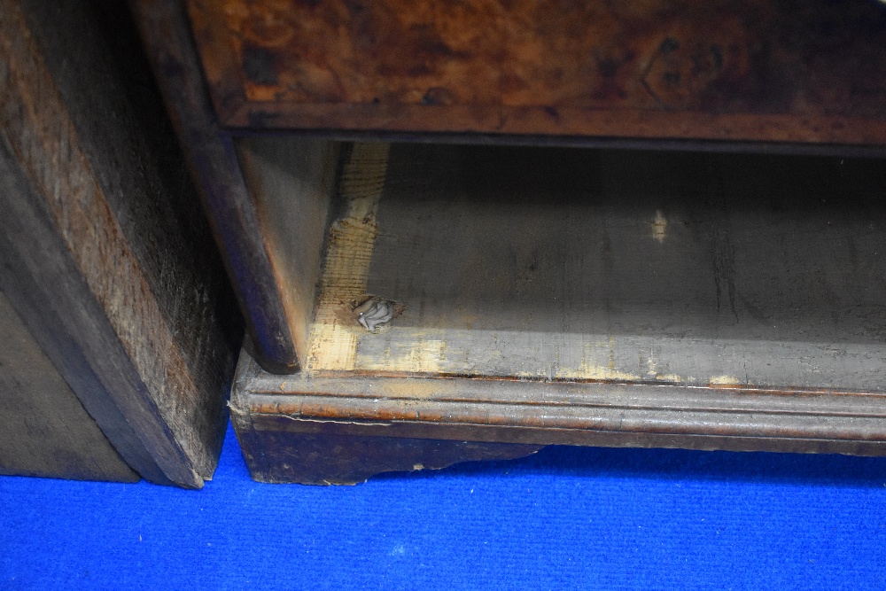 A fine Queen Anne walnut bureau , having double arch topped, Italian style mirrored panels to doors, - Image 11 of 19