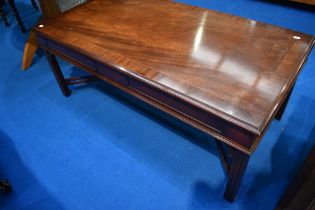A reproduction coffee table , approx 126 x 65cm