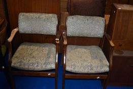 Two vintage carver chairs