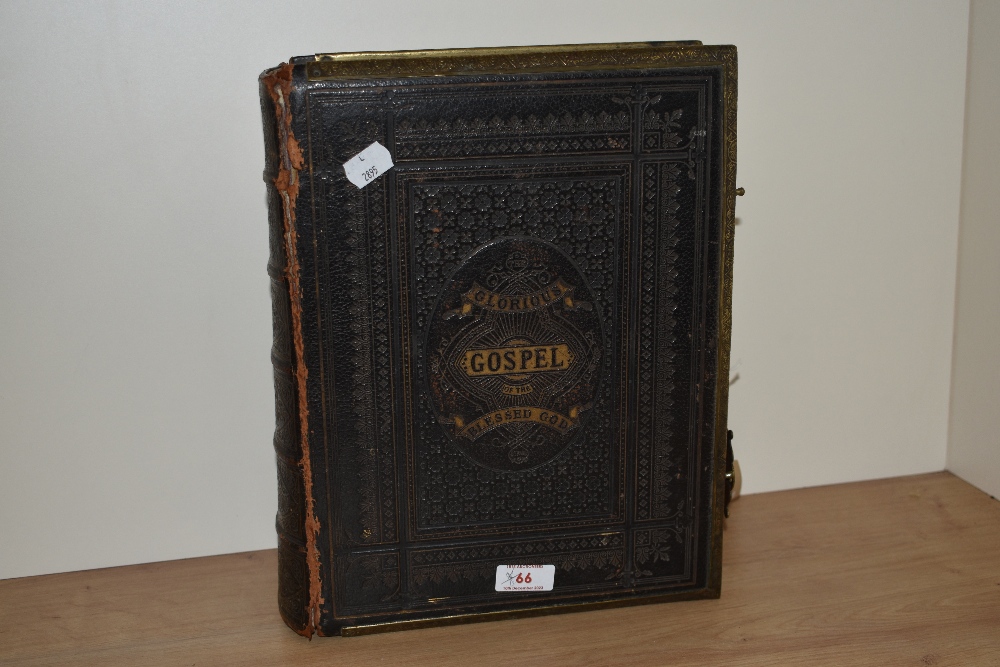 A 19th Century Browns family bible published by Thomas C Jack, Edinburgh