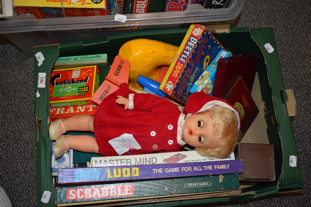 An assortment of vintage board games including Scrabble, Ludo, Master mind and a set of Draughts, - Image 3 of 3