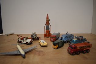 An assorted group of diecast model vehicles, by Matchbox, Corgi, and Dinky, to include a Spectrum