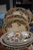 A selection of TG & FB Victorian tableware, Sandringham pattern