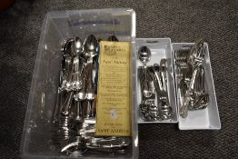 A box of stainless steel cutlery, by Sant' Andrea of Italy