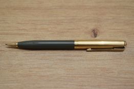 A Parker 51 propelling pencil in grey with gold filled cap