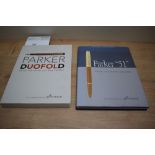 Two Fountain pen volumes. Shepherd D and Zazove D Parker Duofold published in collaboration with