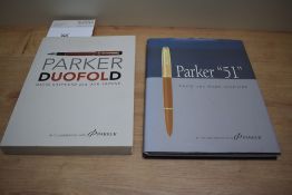 Two Fountain pen volumes. Shepherd D and Zazove D Parker Duofold published in collaboration with