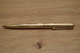 A Parker 61 propelling pencil in gold fill