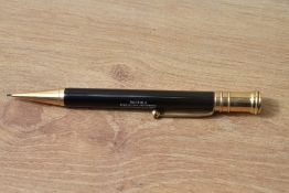 A Parker Duofold Big Bro propelling pencil in black