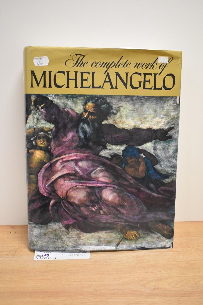 Literature: 'The Complete Work of Michelangelo', a hardback edition