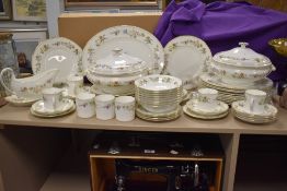 A quantity of Wedgwood Mirabelle patterned dinnerware