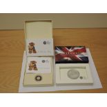 A 2011 Queen Elizabeth II Gold Quarter Sovereign, Royal Mint, in A Gift For Baby box with