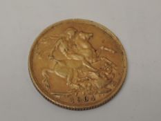 A 1904 Edward VII Gold Sovereign, Royal Mint