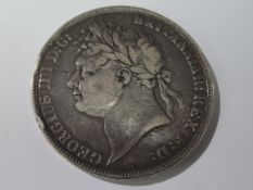 A 1821 George IV Silver Crown