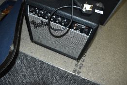 A Fender 15W practice amplifier