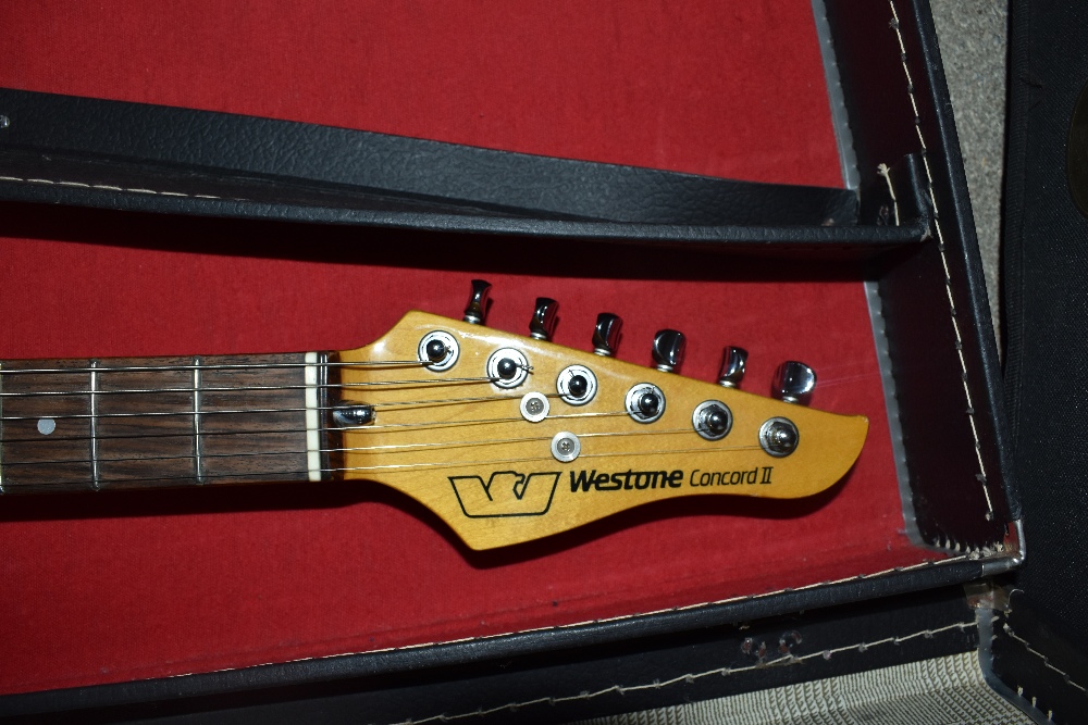 A Westone Concorde II electric guitar, in non original vintage case - Image 3 of 3