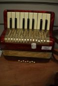 A mini Hohner accordion, model Mignon I