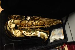An Easter EAS-II , Alto Saxophone, in fitted Easter case