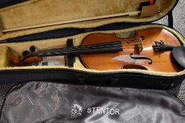 A Stentor Student viola , cased with bow