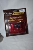 A Fender guitar tuner