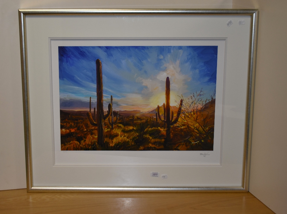 Bob Dylan (b.1941, American), print on giclee paper, 'Cactus', from 'The Retrospectrum - Image 2 of 4