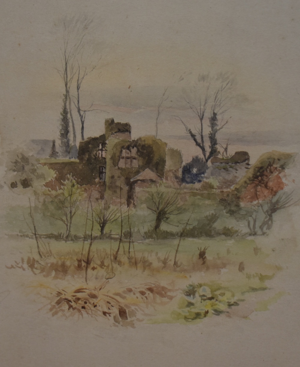 20th Century British School, watercolour and gouache, Four local nature studies including Newby - Image 4 of 5