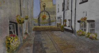 A group of assorted prints and original artwork, to include a watercolour of Kirkby Lonsdale, a