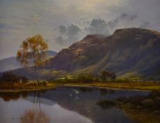 Gerald Coulson (1926-2021, British), oil on canvas, 'Highland Grandeur', A Scottish landscape,