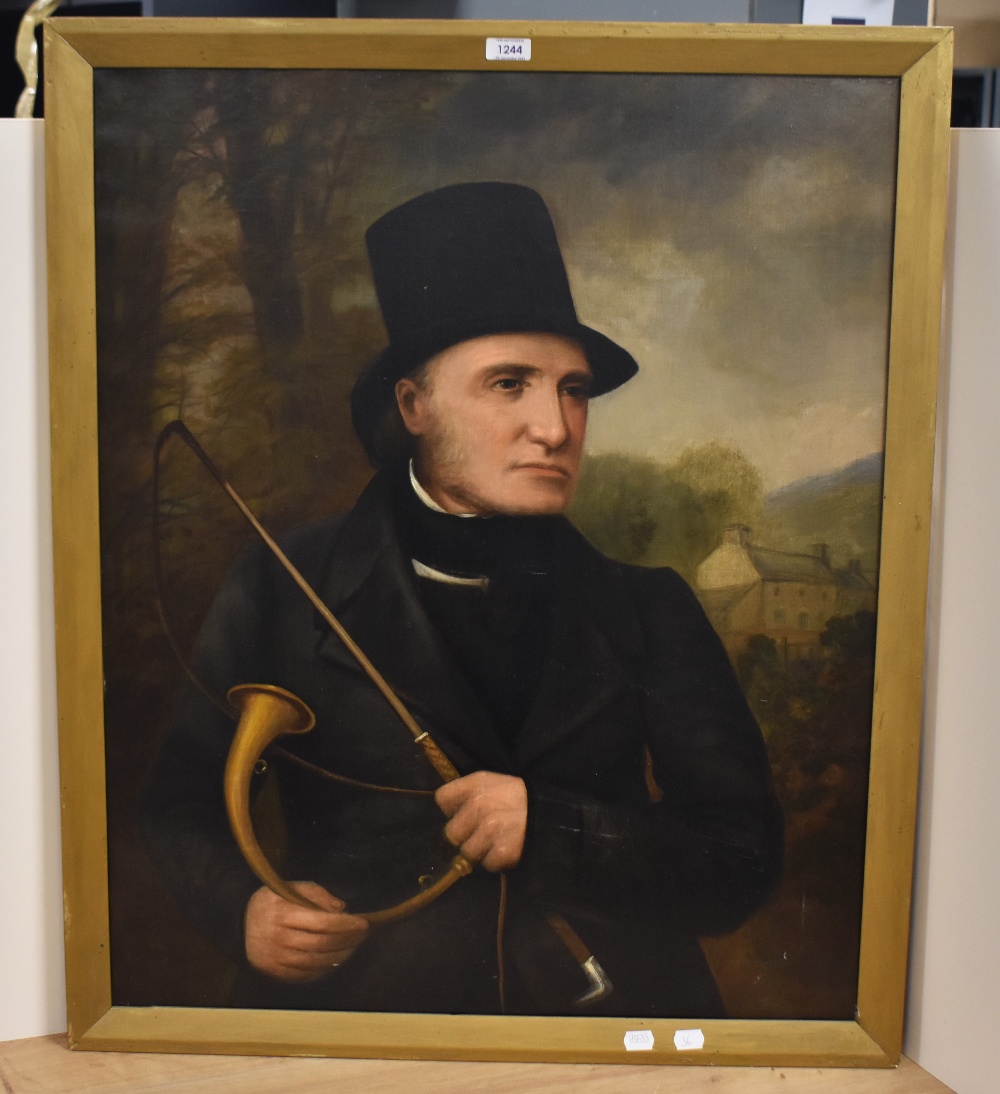 *Cumbria Interest - 19th Century, British School, oil on canvas, A portrait of John Peel, the famous - Image 2 of 4