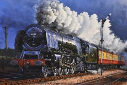 *Railway Interest - John Austin (20th Century, British), Fellow of the Guild of Railway Artists, The