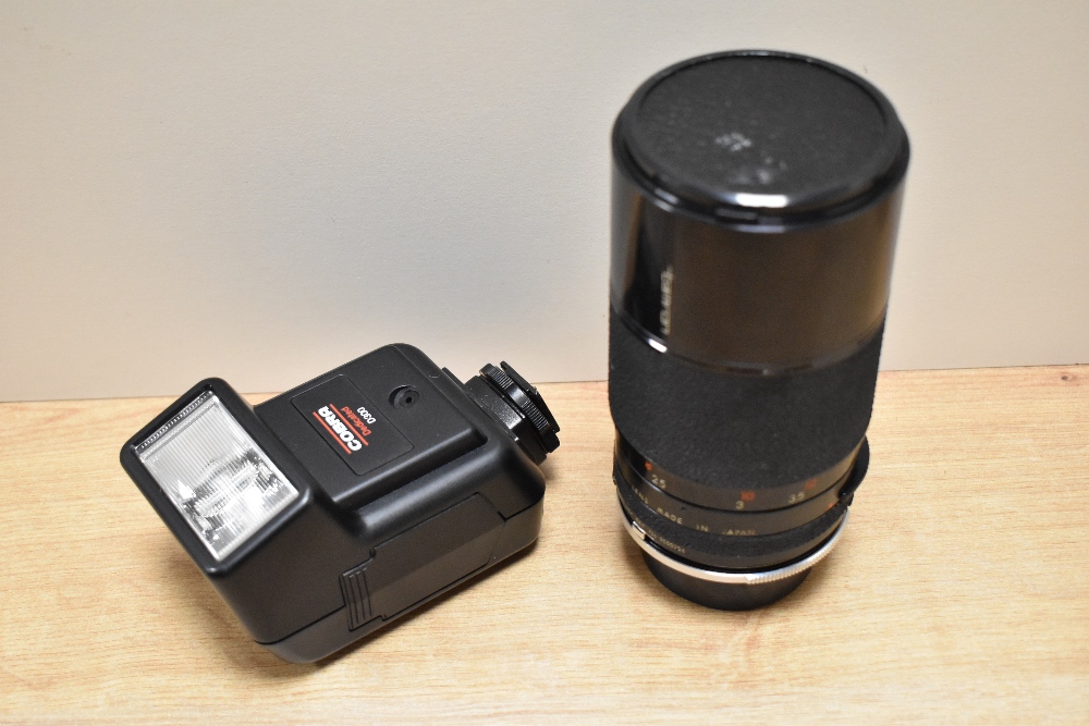 A Nikon EM camera No7148725 with Nikon Series E 1:1,8 50mm lens, a Tamron BPAR Multi C 1:3,5 200mm - Image 2 of 5