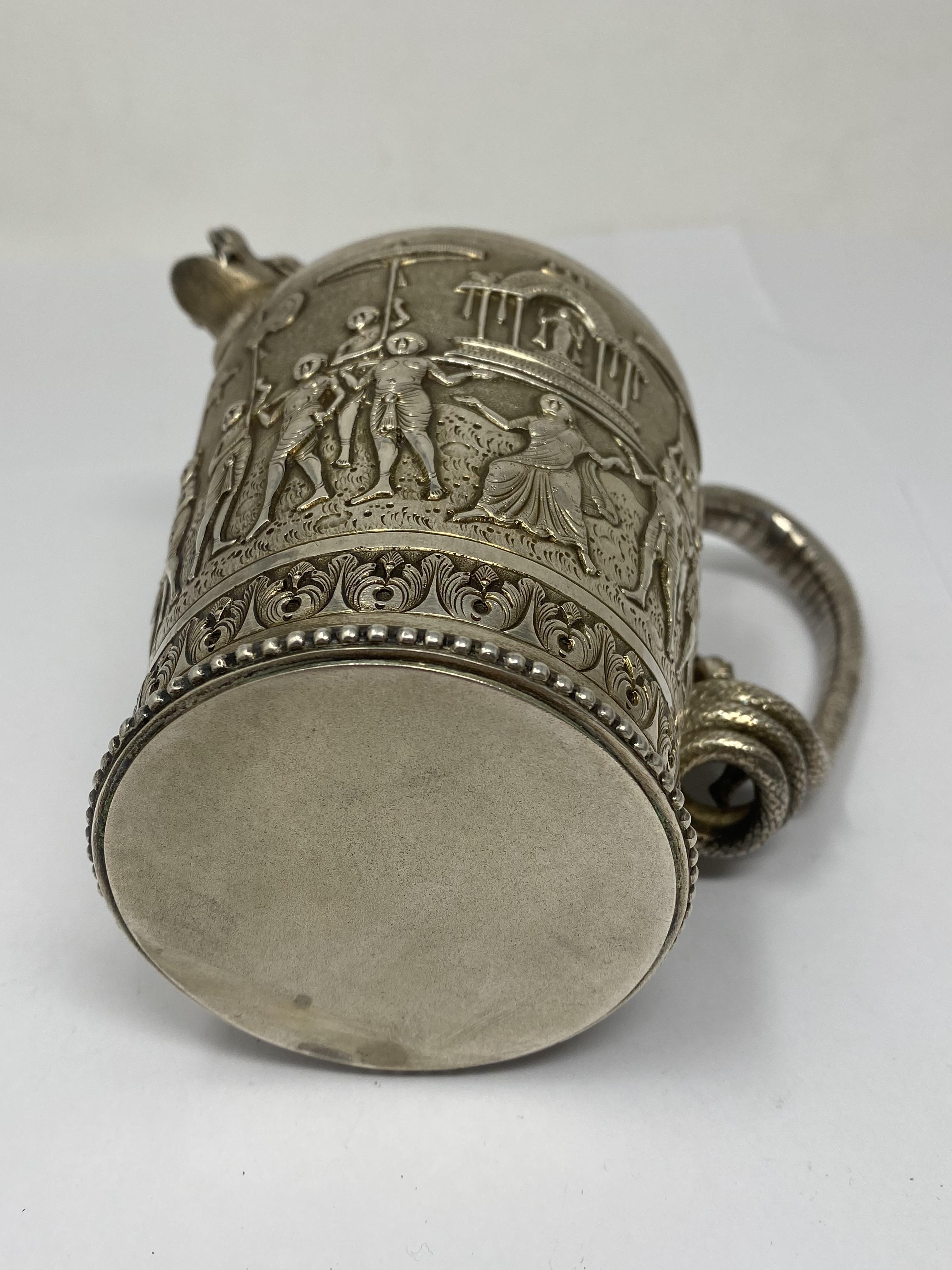 ˜A PARCEL-GILT-SILVER TEA SET, ATTRIBUTED TO P. ORR AND SONS, MADRAS (CHENNAI), INDIA, CIRCA 1905-10 - Image 3 of 18