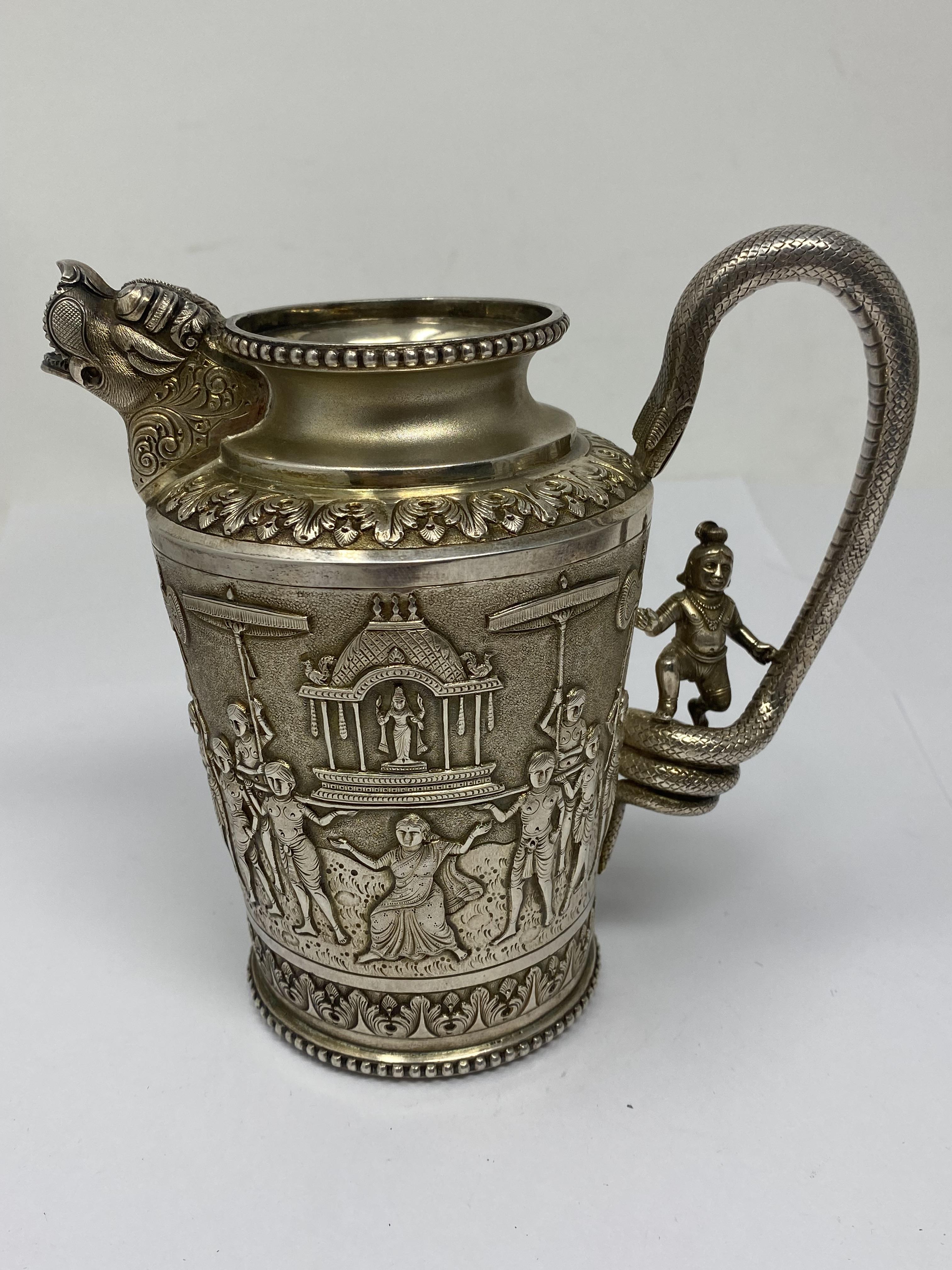 ˜A PARCEL-GILT-SILVER TEA SET, ATTRIBUTED TO P. ORR AND SONS, MADRAS (CHENNAI), INDIA, CIRCA 1905-10 - Image 2 of 18