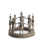 A BASTAR BRONZE DANCE TROUPE, EASTERN INDIA, 19TH/20TH CENTURY