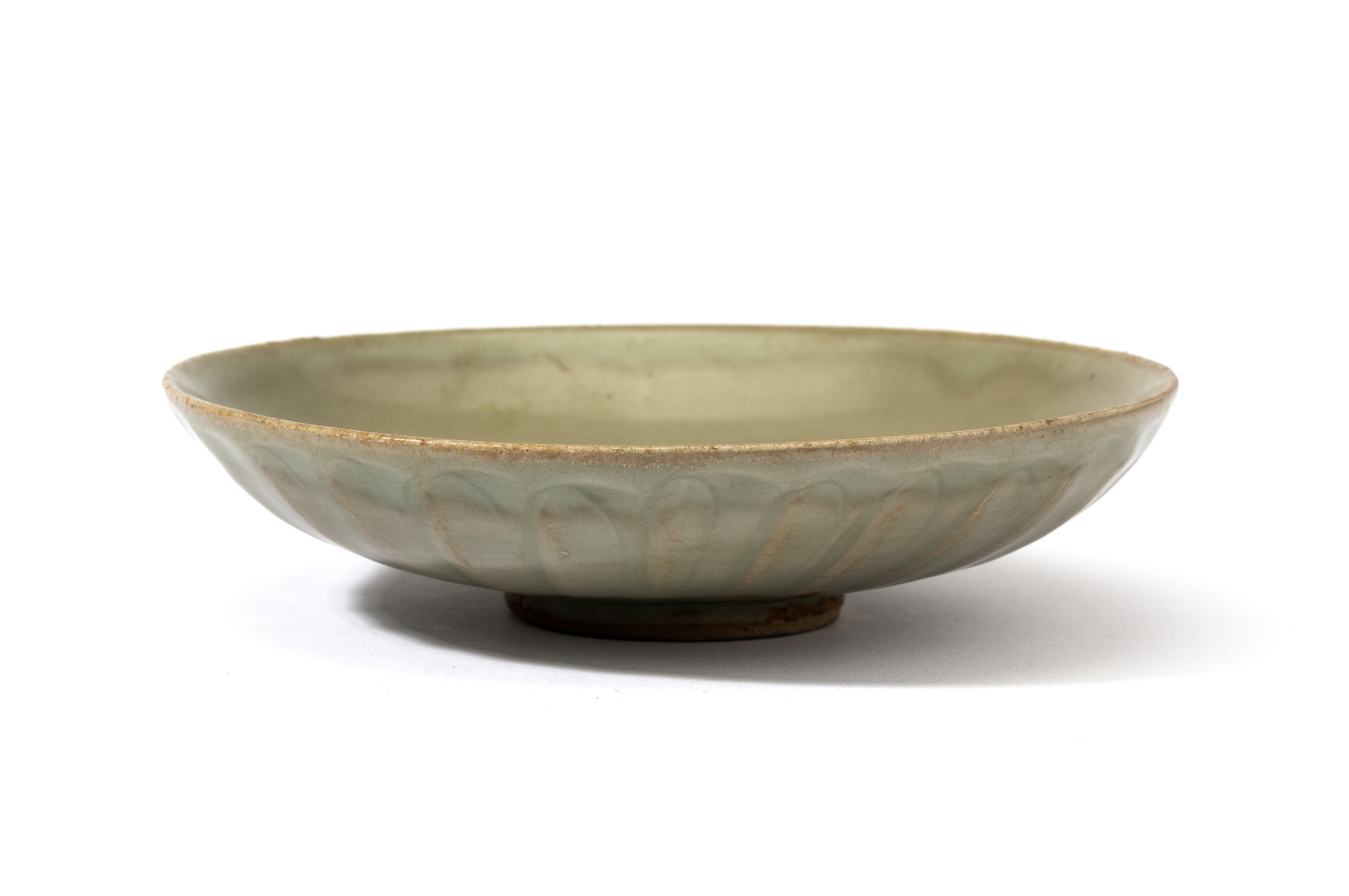 A LONGQUAN CELADON 'LOTUS' DISH, SONG DYNASTY (1127-1279)